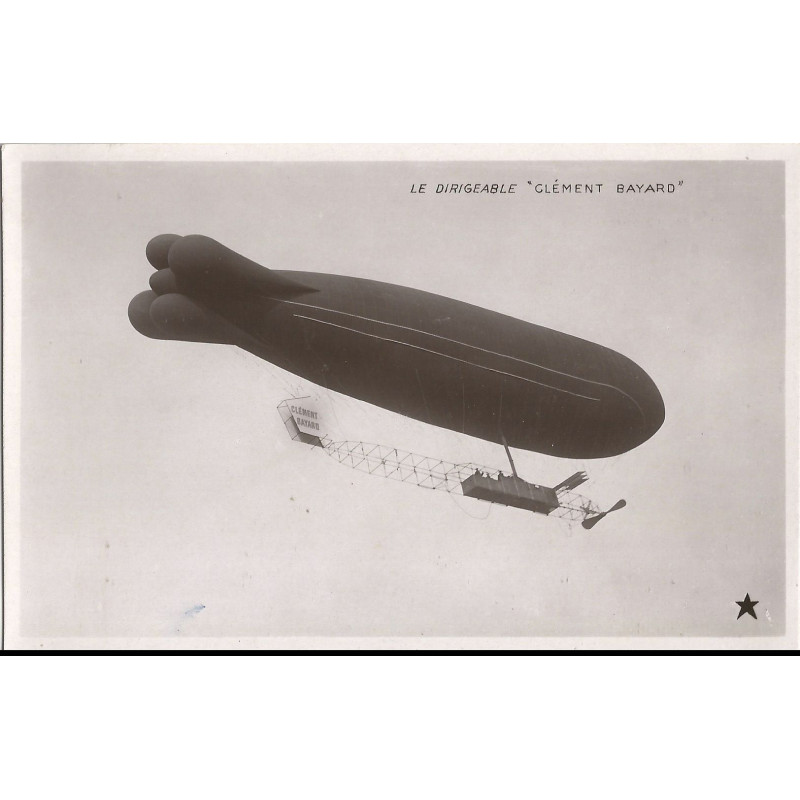 Carte-Photo - Le Dirigeable  "Clément Bayard"