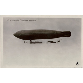 Carte-Photo - Le Dirigeable...