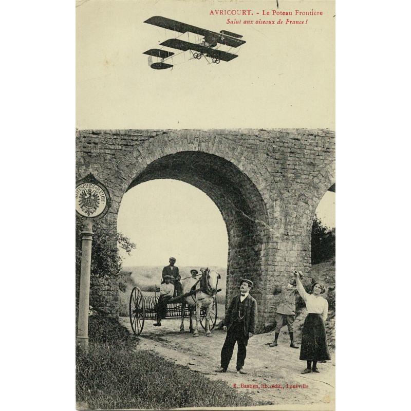 CPA - Avricourt - Le Poteau Frontière
