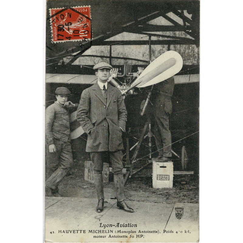 CPA - Lyon-Aviation - Hauvette Michelin