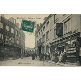 CPA - Eu - Rue du Collége
