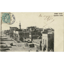 CPA - Port-Said - Quartier...