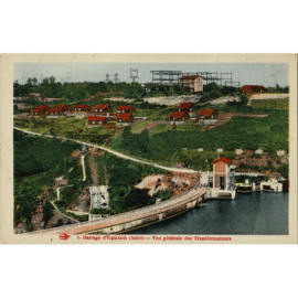 CPA - Barrage d'Eguzon -...