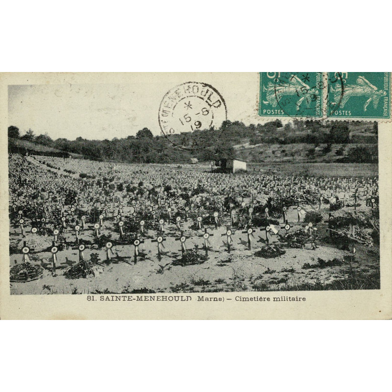 CPA - Sainte-Menehoul - Cimetière Militaire