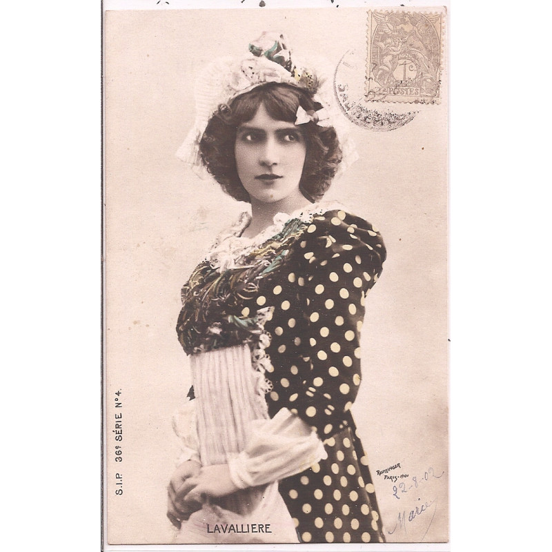 Carte-Photo - Lavalliere - Reutlinger Paris -