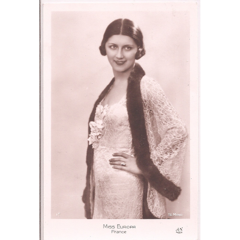 CPA - Miss Europa- France
