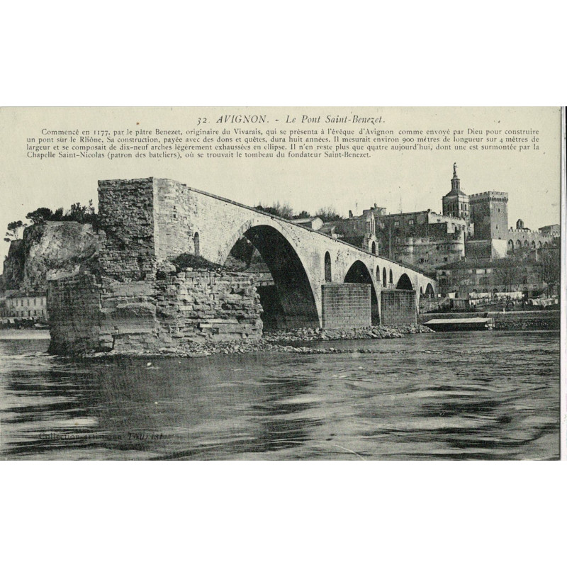 CPA - Avignon - Le Pont Bénézet