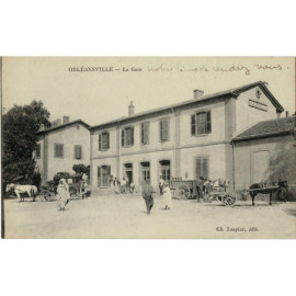 CPA - Orleansville - La Gare
