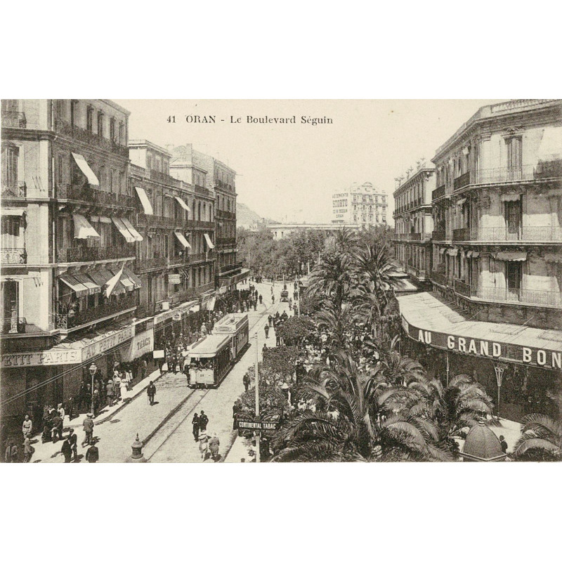 CPA - Oran - Le Boulevard Séguin