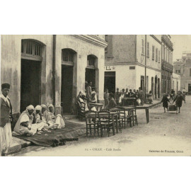 CPA - Oran - Café Arabe