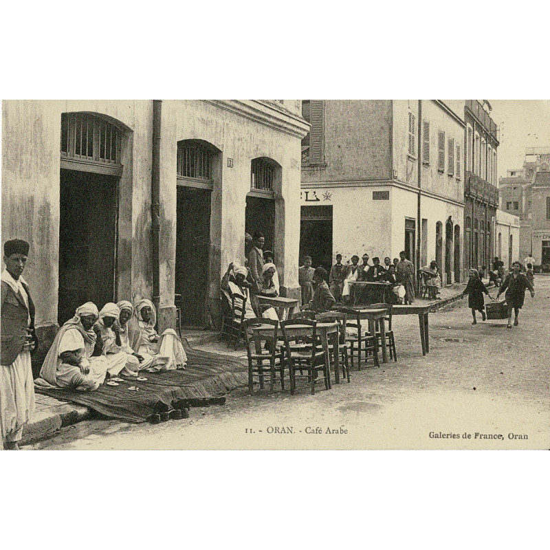 CPA - Oran - Café Arabe