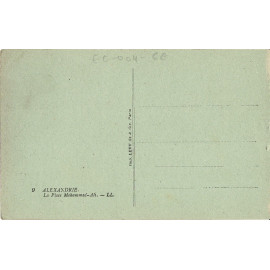 CPA - Alexandrie - Mohamed-Ali Pace