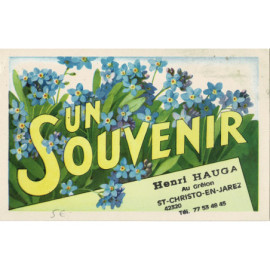 CPA - Un Souvenir de Henri...