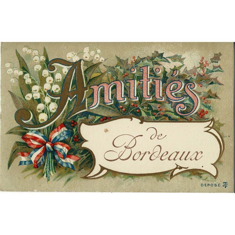 CPA - Amitiés de Bordeuax