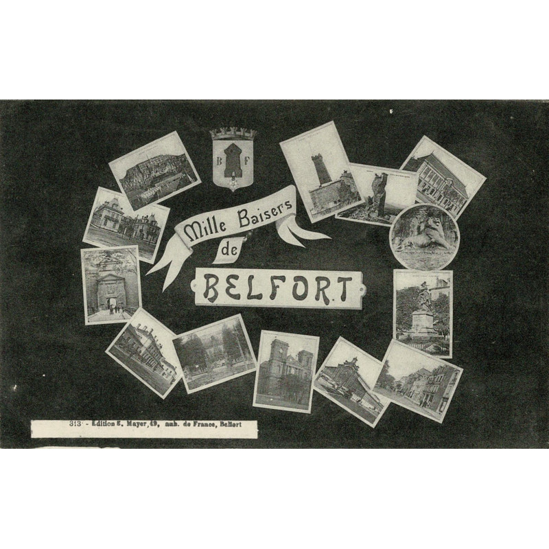 CPA - Mille Baisers de Belfort