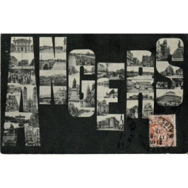 CPA - Souvenir d'Angers - 1912