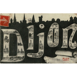 CPA - Souvenir de Dijon - 1907