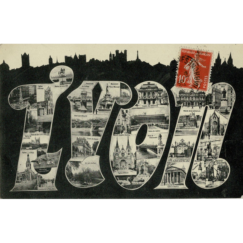 CPA - Souvenir de Lyon