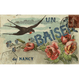 CPA - Un Baiser de Nancy