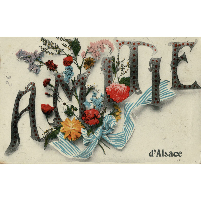 CPA - Amitié d'Alsace