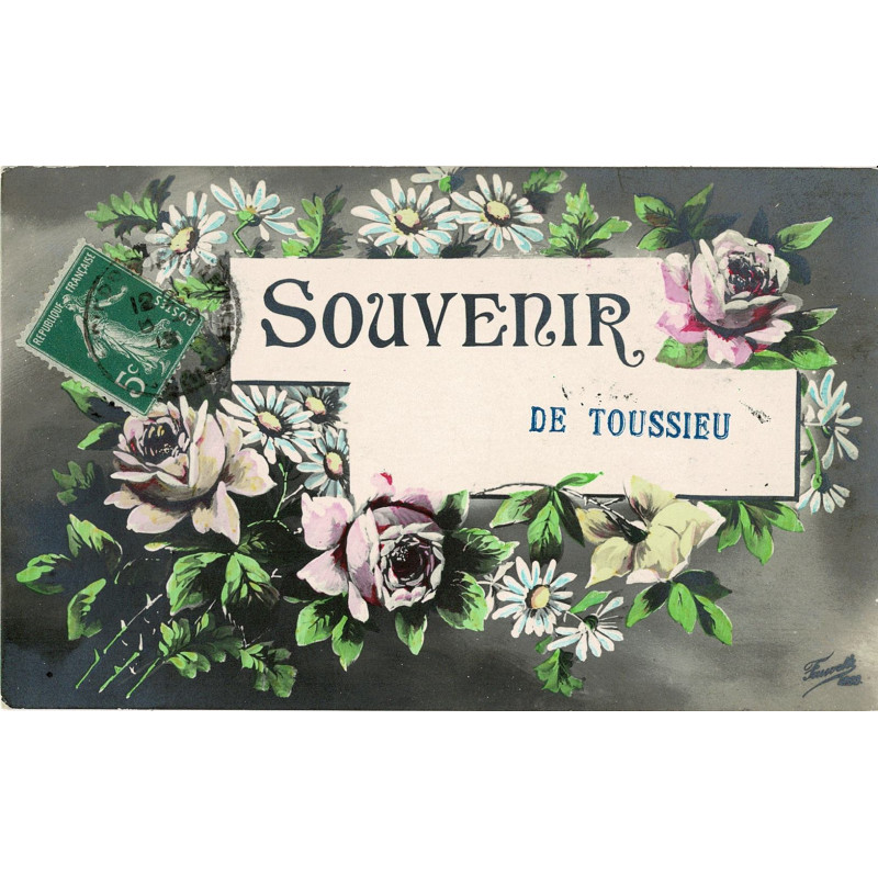 CPA - Souvenir de Toussieu