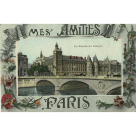 CPA - Mes Amitiés de Paris