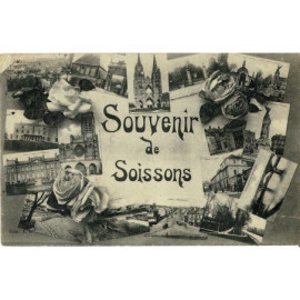 CPA - Souvenir de Soissons