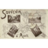 CPA - Souvenir de L'Auve