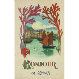 CPA - Bonjour de Rennes