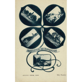 CPA - Souvenir de Simandre