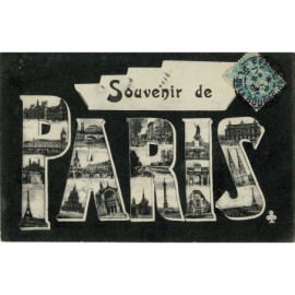 CPA - Souvenir de Paris - 1905