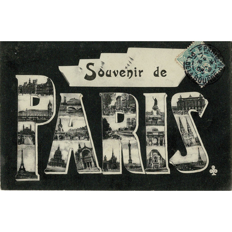 CPA - Souvenir de Paris - 1905