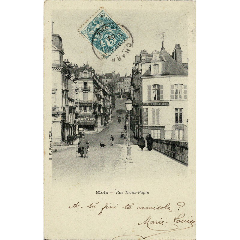 CPA - Blois - Rue Denis-Papin