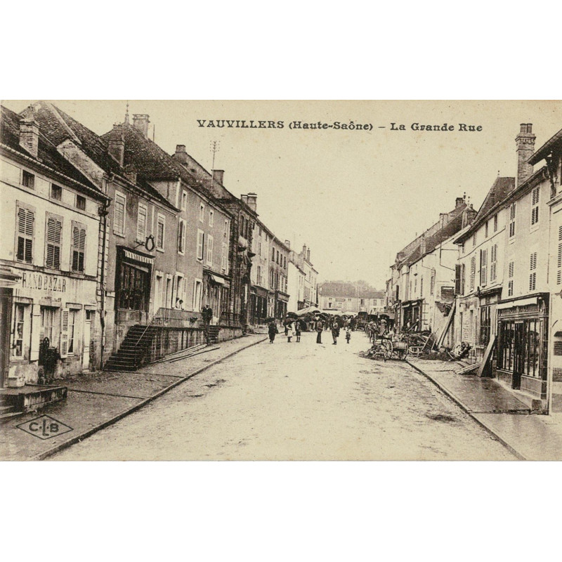 CPA - Vauvillers - La Grande Rue