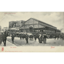 CPA - Niort - Les Halles -